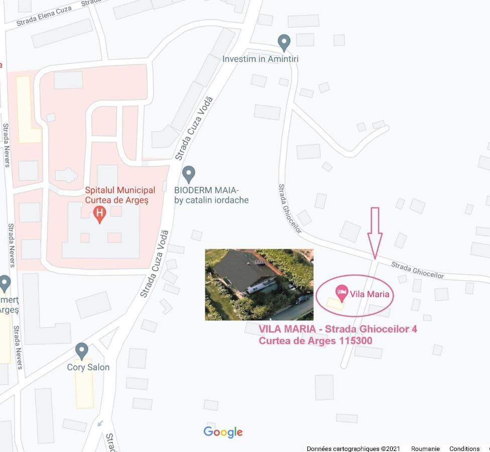 Cazare Vila Maria Daire Curtea de Argeş Dış mekan fotoğraf